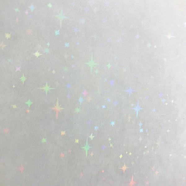 透明ホログラムシート シールタイプ 各種デザイン 【100mm*70mm