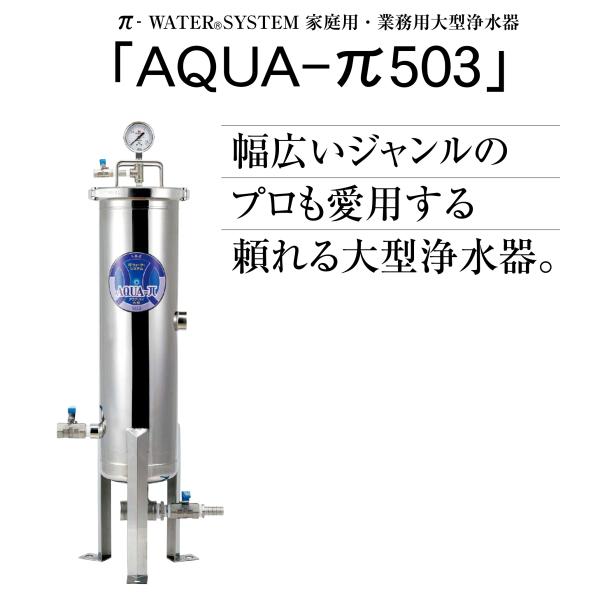 家庭用 業務用 浄水器 AQUA-π503 アクアパイ πウォーター パイ