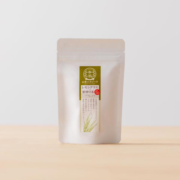 お茶のカジハラ レモングラス×釜炒り茶 ティーバッグ 2.5g×8個 水出し可