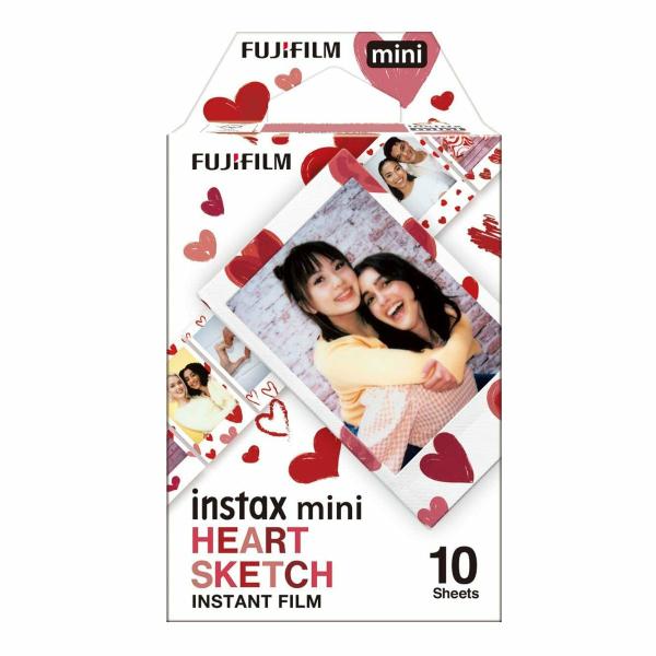 チェキフィルム 富士フイルム instax mini ハートスケッチ