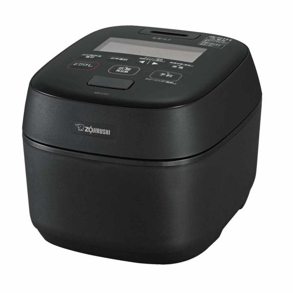 ○象印　炊飯器　炎舞炊き NW-UT07-BZ [濃墨]コンパクトなのにたっぷり炊ける、「炎舞炊き」採用の圧力IH炊飯ジャー（4合）。底IHヒーターを4ブロックに分け、対角線上にある2つのヒーターを同時加熱。より激しい対流でかき混ぜ、高温の...