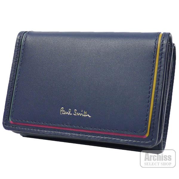 最大62%OFFクーポン 新品 ポールスミス 折財布 三つ折り ワインレッド