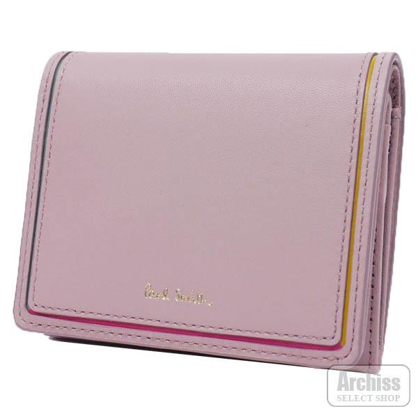ポールスミス Paul Smith 2折財布 二つ折り 二つ折財布 ダスティ ピンク スワール カラー ライン アクセント コンパクト レディース ギフト Bpw084 24 S Bpw084 24 Archiss 通販 Yahoo ショッピング