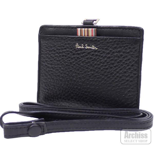 ポールスミス Paul Smith Idケース 社員証 黒 ブラック 黒 パイピング シボ革 マルチストライプ タブ メンズ 男女兼用 Psc613 10 S Psc613 10 Archiss 通販 Yahoo ショッピング