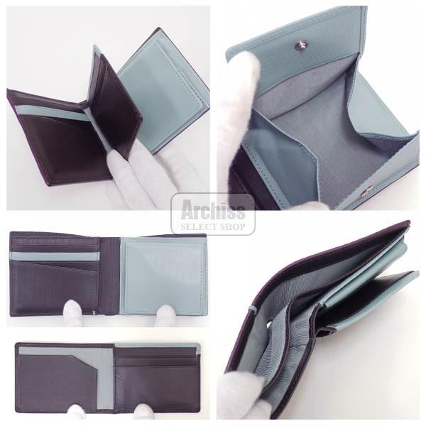 ポールスミス Paul Smith 2折財布 二つ折り 二つ折財布 紫 茶 ライトブルー コントラスト カラー 取外し可能 ベラ付 Psu936 34 S Buyee Buyee Japanese Proxy Service Buy From Japan Bot Online
