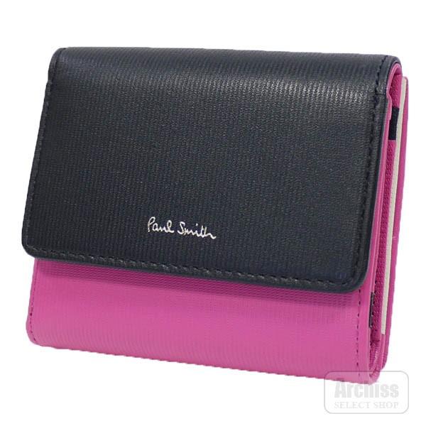 ポールスミス Paul Smith 3折財布 三つ折り 三つ折財布 ローズピンク 黒 ブラック ストライプ Cb コンパクト レディース 婦人 Pwd115 23 S Pwd115 23 Archiss 通販 Yahoo ショッピング