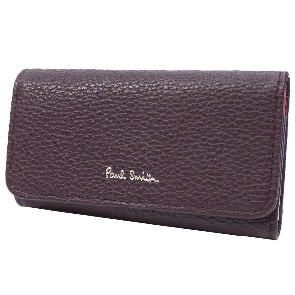 ポールスミス Paul Smith キーケース ブラウン系 ワインレッド シボ革 内側 赤 ピンク ベージュ アクセント レディース 婦人 Pwd231 80 S Pwd231 80 Archiss 通販 Yahoo ショッピング