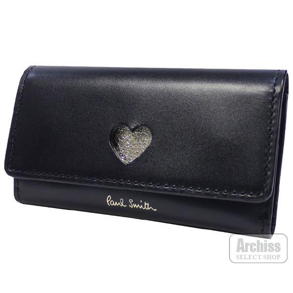 ポールスミス Paul Smith キーケース 黒 ブラック ラメ ハート モチーフ カットアウト2 レディース 婦人 Pwd781 30 S Pwd781 10 Archiss 通販 Yahoo ショッピング