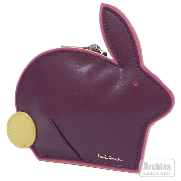 ポールスミス Paul Smith コインケース 小銭入れ 財布 ワイン レッド ラビット ウサギ シルエット 床革 レディース 婦人 Pwd850 80 S Pwd850 80 Archiss 通販 Yahoo ショッピング