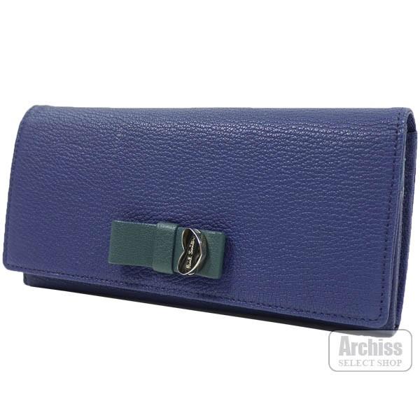 ポールスミス Paul Smith 長財布 ブルー コントラストリボン シリーズ グリーン リボン付き レディース 婦人 ギフト プレゼント Pwu904 30 S Pwu904 30 Archiss 通販 Yahoo ショッピング