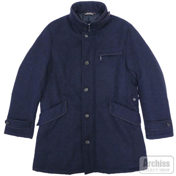 イルファーロ Ilfaro ダウン コート ジャケット ネイビー ブラック 紺 黒 霜降り 生地 スタンドカラー Mサイズ 身長 165 175 メンズ R5c40 240 27 S R5c40 240 27 Archiss 通販 Yahoo ショッピング