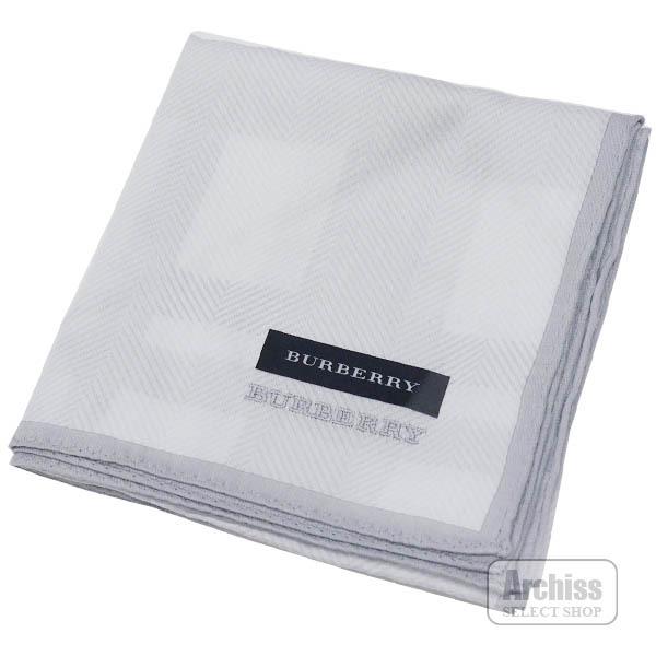 バーバリー Burberry ハンカチ ライトグレー シャドウ ノバチェック柄 Burberry 刺繍 入り 大判 日本製 メンズ 紳士 ギフト プレゼント 父の日 S S 29 Archiss 通販 Yahoo ショッピング
