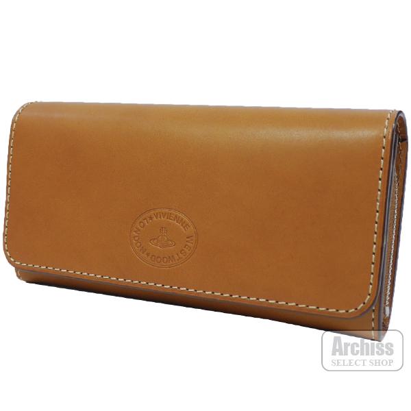 ヴィヴィアンウエストウッド Vivienne Westwood 長財布 キャメル ブラウン 茶 ステッチ デザイン オーブ 付き ロゴ 型押し メンズ 紳士 訳あり S S Archiss 通販 Yahoo ショッピング