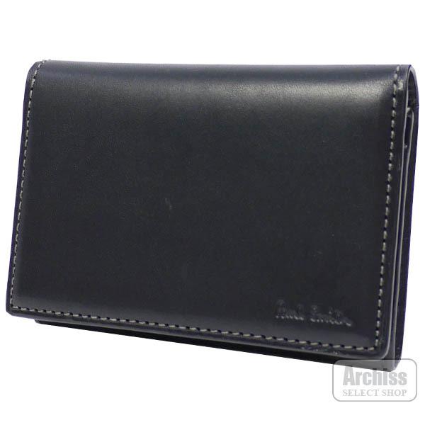卓越 Paul Smith オールドレザー 名刺入れ カードケース PSC483