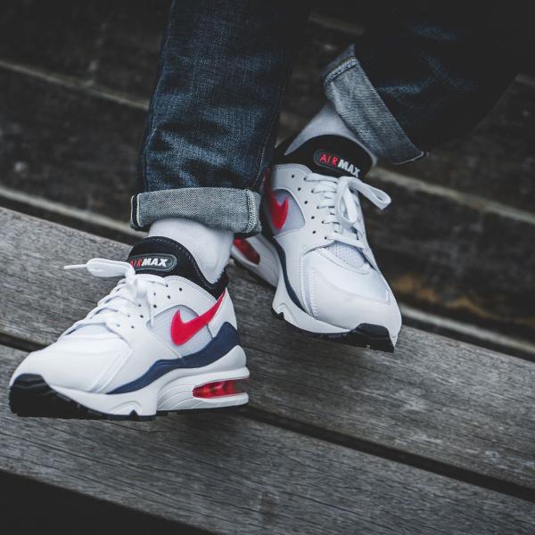日本国内正規品 ナイキ エア マックス 93 Nike Air Max 93 ホワイト ニュートラルインディゴ ブラック ハバネロレッド 102 Buyee Servicio De Proxy Japones Buyee Compra En Japon