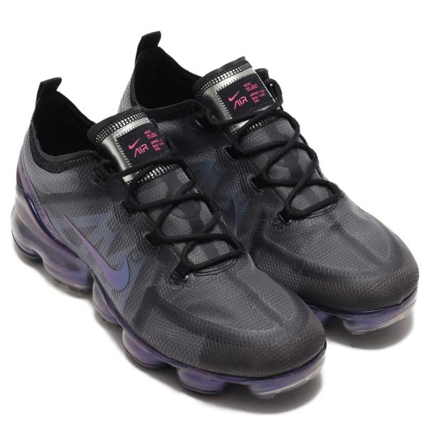 [ナイキ] エア ヴェイパーマックス 2019 [AIR VAPORMAX 2019] ブラック/アンスラサイト/レーザーフューシャ AR6631-001 日本国内正規品