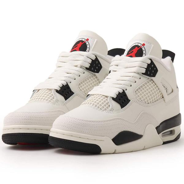 [ナイキ] エア ジョーダン 4 レトロ [AIR JORDAN 4 RETRO "Flight Club"] セイル/ブラック/レッド IM4002-100