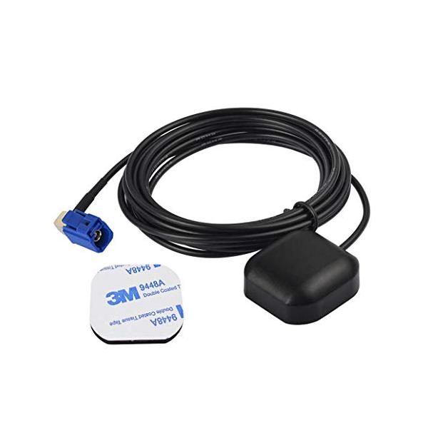 Bingfu 車両GPSナビゲーションアンテナ アクティブ GPSアンテナ Fakra C直角コネクター付き 車 トラック GPS ナビゲーションレシ