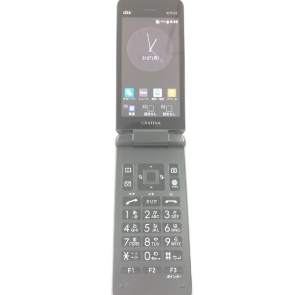 GRATINA KYF42 au ブラック 送料無料 即決 本体 c00206 : アーク