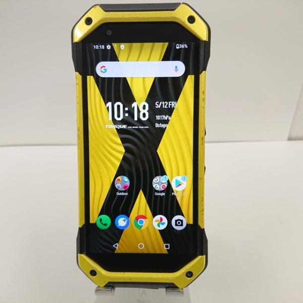 TORQUE 5G KYG01 au SIMロック解除済 白ロム 耐衝撃⑤ TORQUE 5G KYG01 au SIMロック解除済み イエロー 送料無料 即決 本体