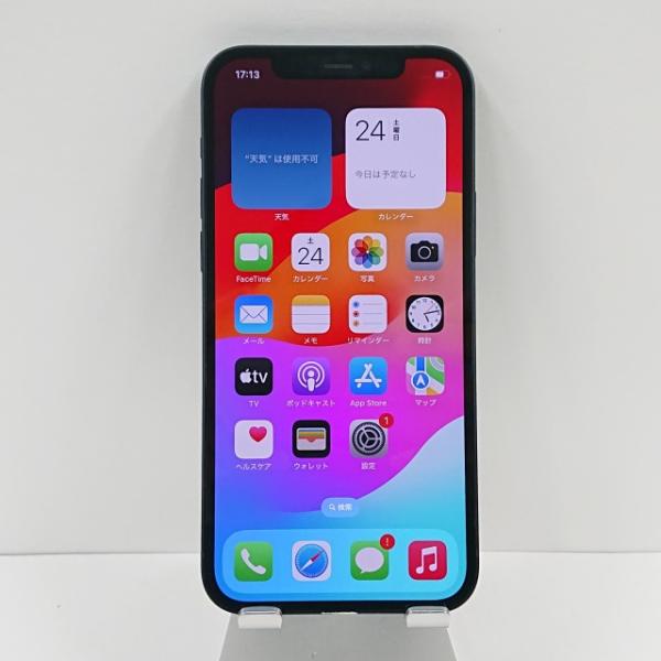 iPhone12 128GB au ブラック 送料無料 即決 本体 c02373 : アーク