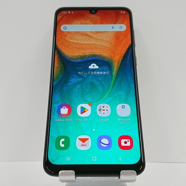 Galaxy A30 SCV43 au ブラック 送料無料 即決 本体 c03761 : アーク