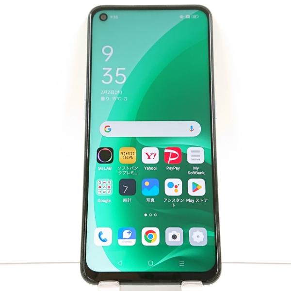 OPPO A55s 5G A102OP SoftBank グリーン 送料無料 即決 本体