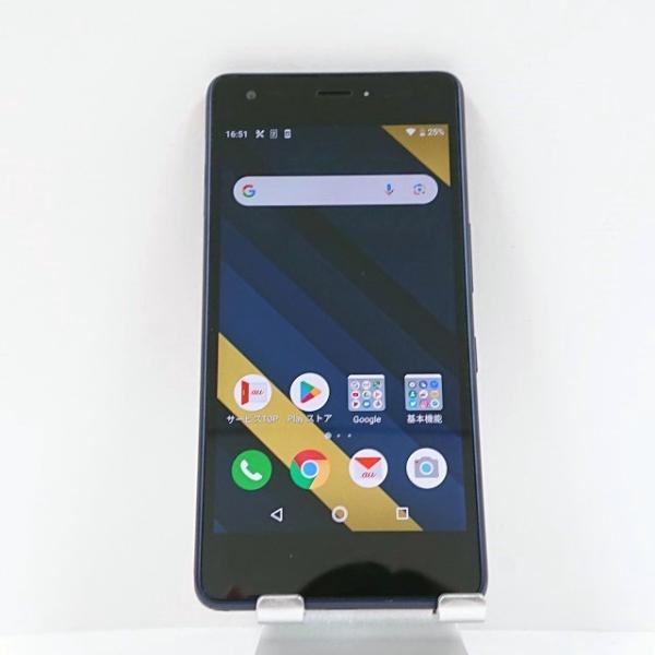 Qua phone QZ KYV44 au インディゴ 送料無料 即決 本体 c06091