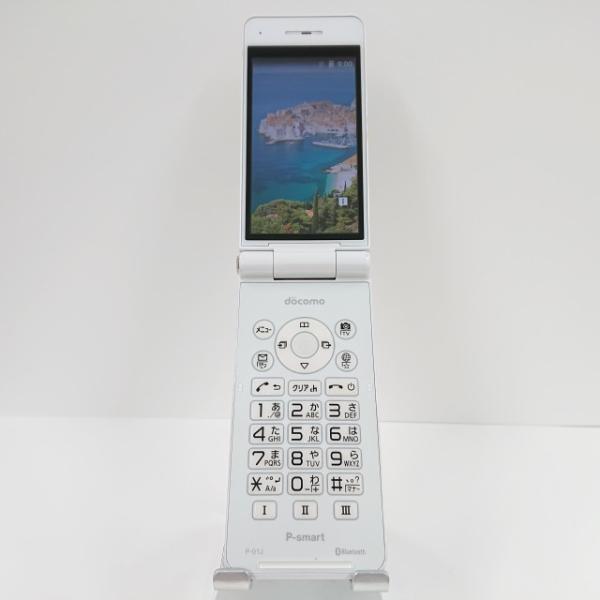 P-smart ケータイ P-01J docomo ホワイト 送料無料 即決 本体