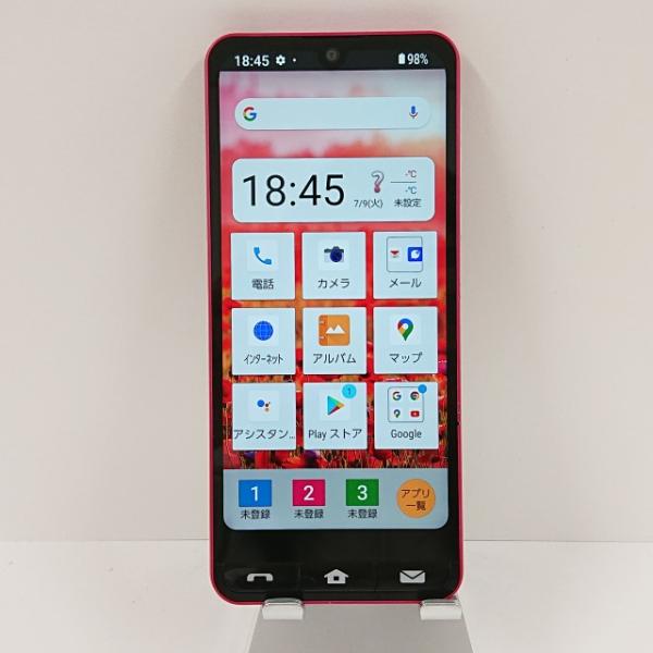 BASIO active SHG09 au レッド 送料無料 即決 本体 c07336 : アーク
