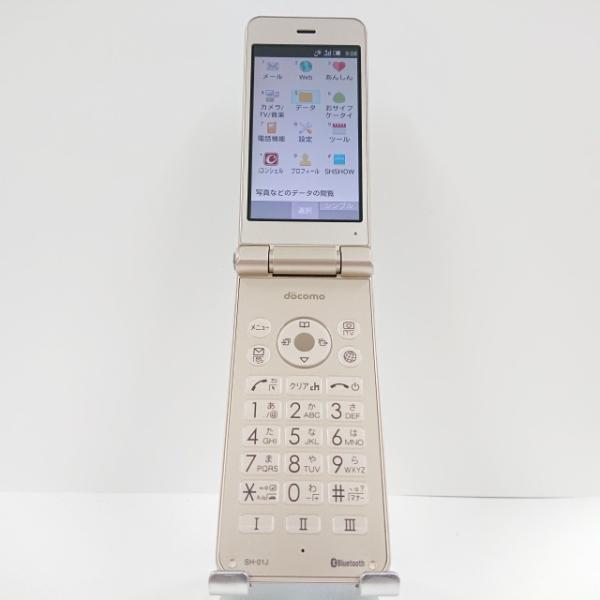 AQUOS ケータイ SH-01J docomo ゴールド 送料無料 即決 本体