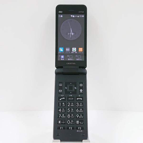 GRATINA KYF42 au ブラック 送料無料 即決 本体 c09911 : アーク