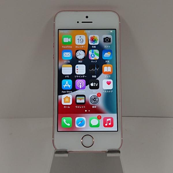 iPhoneSE 16GB au ローズゴールド 送料無料 即決 本体 c10038 : アーク