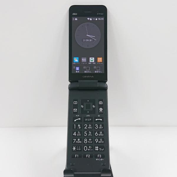 GRATINA KYF42 au ブラック 送料無料 即決 本体 c10179 : アーク