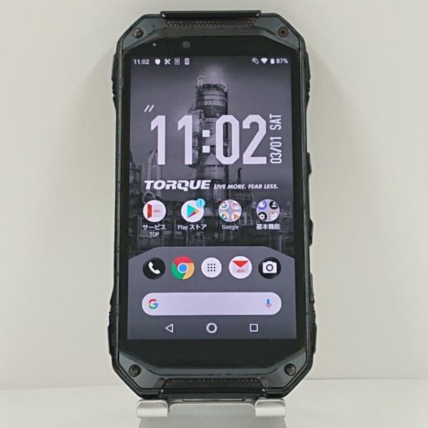 au TORQUE G04 KYV46 ブラック　（極美品） TORQUE G04 KYV46 au ブラック 送料無料 即決 本体 c10244 : アーク