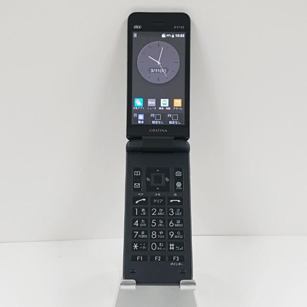 GRATINA KYF42 au ブラック 送料無料 即決 本体 c10617 : アーク