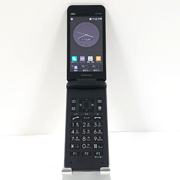 GRATINA KYF42 au ブラック 送料無料 即決 本体 c10626 : アーク