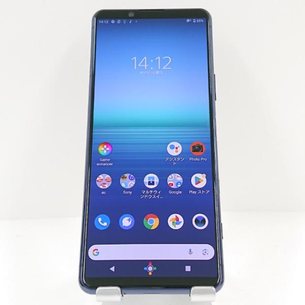 【おまけ付き】Xperia 5 II SOG02 au [ブルー]【訳あり】 Xperia 5 II SOG02 au ブルー 送料無料 即決 本体 c11194 : アーク