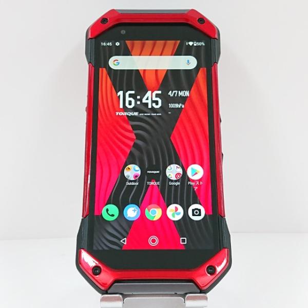 新品同様 TORQUE 5G KYG01 レッド M888 TORQUE 5G KYG01 au レッド 送料無料 即決 本体 c11236 : アーク