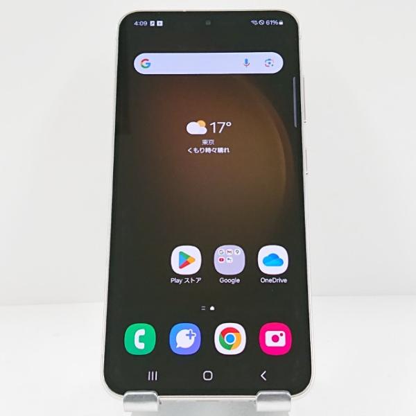 Samsung Galaxy S23 クリーム 本体 SCG19 美品 Galaxy S23 SCG19 au クリーム 送料無料 即決 本体 c11483