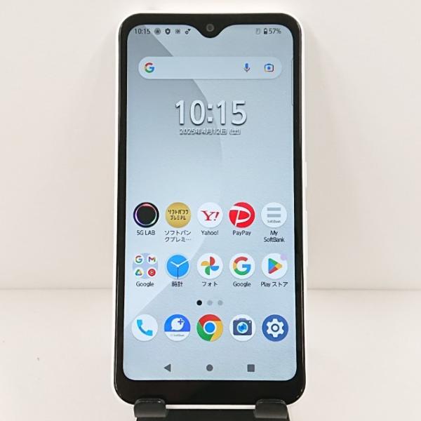 【ほぼ未使用】スマホ arrows We A101FC ホワイト　ソフトケース付 arrows We A101FC SoftBank ホワイト 送料無料 即決 本体 c11543