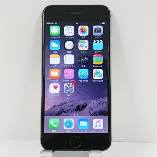 iPhone6 64GB au スペースグレイ 送料無料 即決 本体 c11900 : アーク