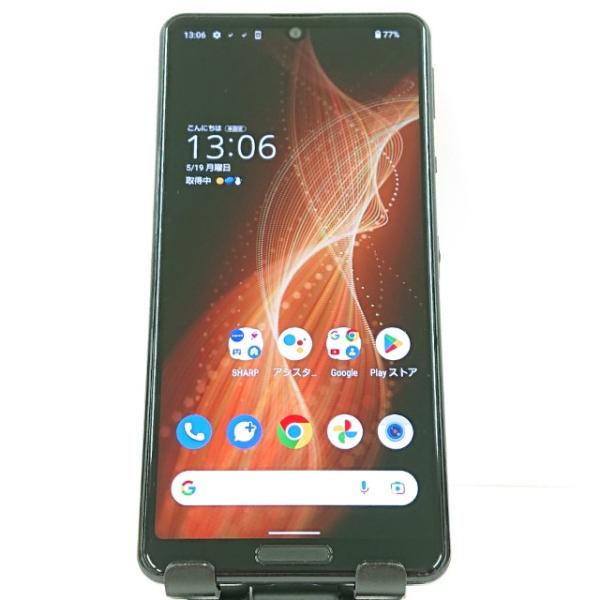 AQUOS sense5G SHG03 au ブラック 送料無料 即決 本体 c12470 : アーク