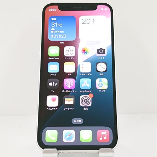 iPhone12 mini 64GB au ホワイト 送料無料 即決 本体 c13138 : アーク