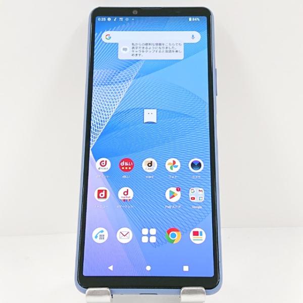 Xperia 10 III SO-52B ドコモ ブルー 送料無料 本体 c13327 ストア