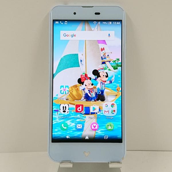 スマホ本体  ディズニー  DM-01J ブルー Disney Mobile DM-01J ドコモ ブルー 送料無料 即決 本体 c13597