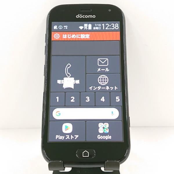 富士通 - 美品　ドコモ　らくらくスマートフォン　me F-01L ブラック Amazon | らくらくスマートフォン me F-01L ブラック | docomo