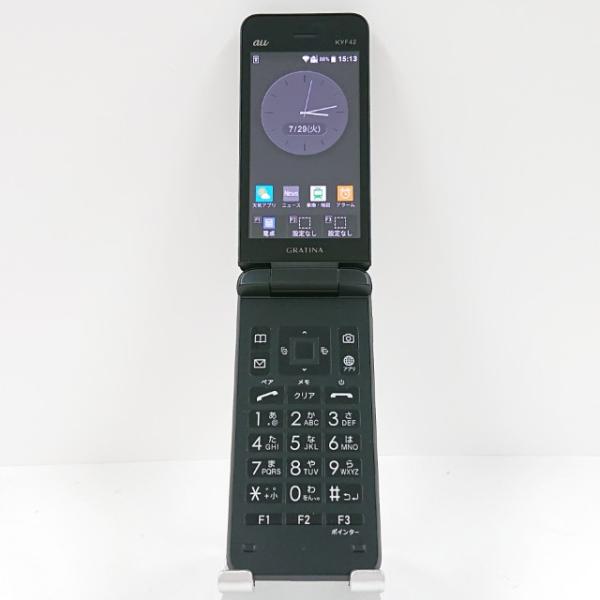 GRATINA KYF42 au ブラック 送料無料 即決 本体 c13718 : アーク