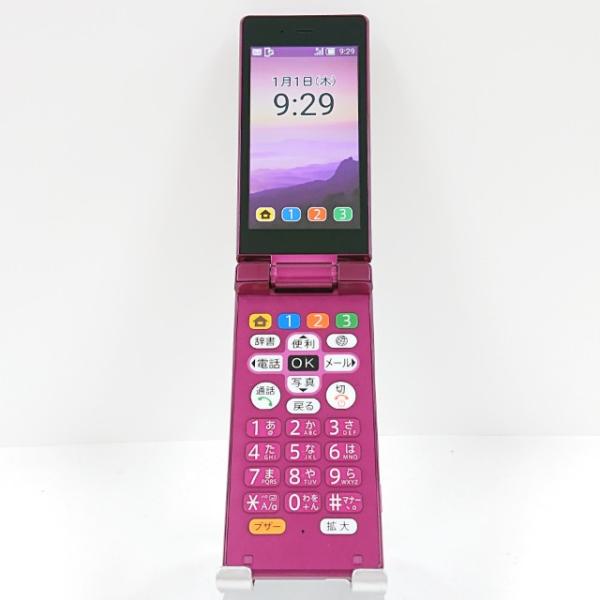 【美品】SoftBank かんたんケータイ9 NP505SH ワインレッド 本体 かんたん携帯9 NP505SH SoftBank ワインレッド 送料無料 即決