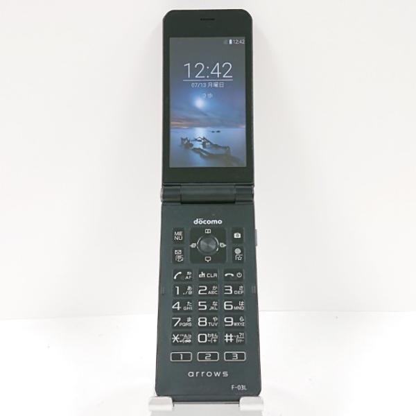 arrows ケータイ F-03L ドコモ ブラック 送料無料 即決 本体 c13752